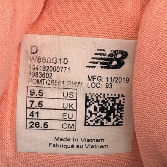 New Balance Fresh Foam X 880 v10 Running Shoes Womens Size 9.5 Gray Mint W880G10 - Picture 10 of 10